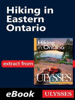 cover image of Hiking in Eastern Ontario